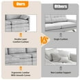 thumbnail image 2 of 108" Modular Chenille Cloud Sectional with Ottoman, Extra-Deep l-Shape Sofa for Living Room & Apartment, 2 of 6