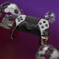 thumbnail image 6 of PlayVital Pure Series Dockable Model Anti-Slip Silicone Cover Skin for ps5 Controller, Soft Rubber Grip Case for ps5 Controller Fits with Charging Station with Thumb Grip Caps - Clown Hahaha, 6 of 8