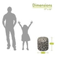 thumbnail image 2 of Majestic Home Goods Fusion Indoor Ottoman Pouf, 2 of 6