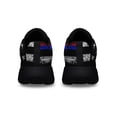 thumbnail image 4 of Back The Brave Thin Red and Blue Line Shoes Sneakers for Women Men Black Size 3.5, 4 of 7