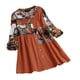 thumbnail image 5 of Guardurnaity Camisa de gran tamaño con estampado floral Stand Casual Estampado a juego Blusa de manga larga con botones Accesorios de mujer Ropa Type1 NO1, 5 of 6