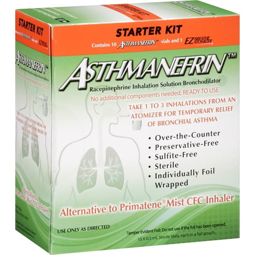 Asthmanefrin Racepinephrine Inhalation Solution Bronchodilator Starter