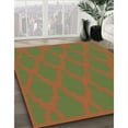 thumbnail image 2 of Ahgly Company Indoor Rectangle Patterned Mahogany Brown Area Rugs, 2' x 4', 2 of 6