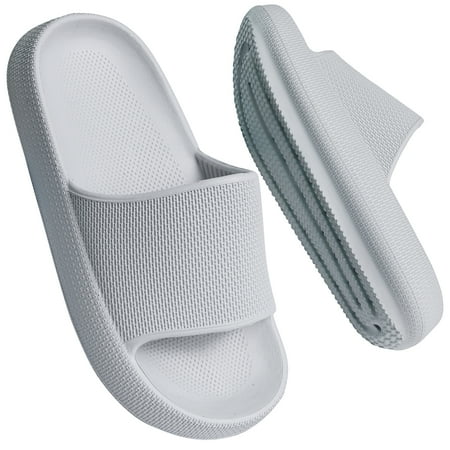

Kid s Cloud Slides Girls Boys Comfort Non-Slip Thick Sole Pillow Slippers