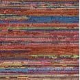 thumbnail image 4 of Plutus Brands Multi-Color Plutus Red Sea Stripe Luxury Throw Pillow 20 in x 20in, Double Sided 20" x 20", 4 of 9