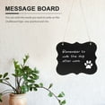 thumbnail image 3 of MERRYHAPY 1Pcs Wall Hanging Chalkboard for Office 9.7X7.9X0.6in, 3 of 8
