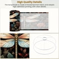 thumbnail image 4 of Linen Drum Lampshades Dragonfly Flight Floral Botanical Soft Pastels 13"x13"x10" Light Shade for Table Lamps Floor Lamp Shades Lampshade Replacement Assembly Required Nursery Decor, 4 of 8