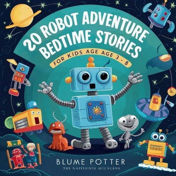 Bedtime Stories for Kids Age 3 to 8 Seri 20 Robot Adventure Bedtime Stories For Kids Age 3 - 8, Book 6, (Paperback)