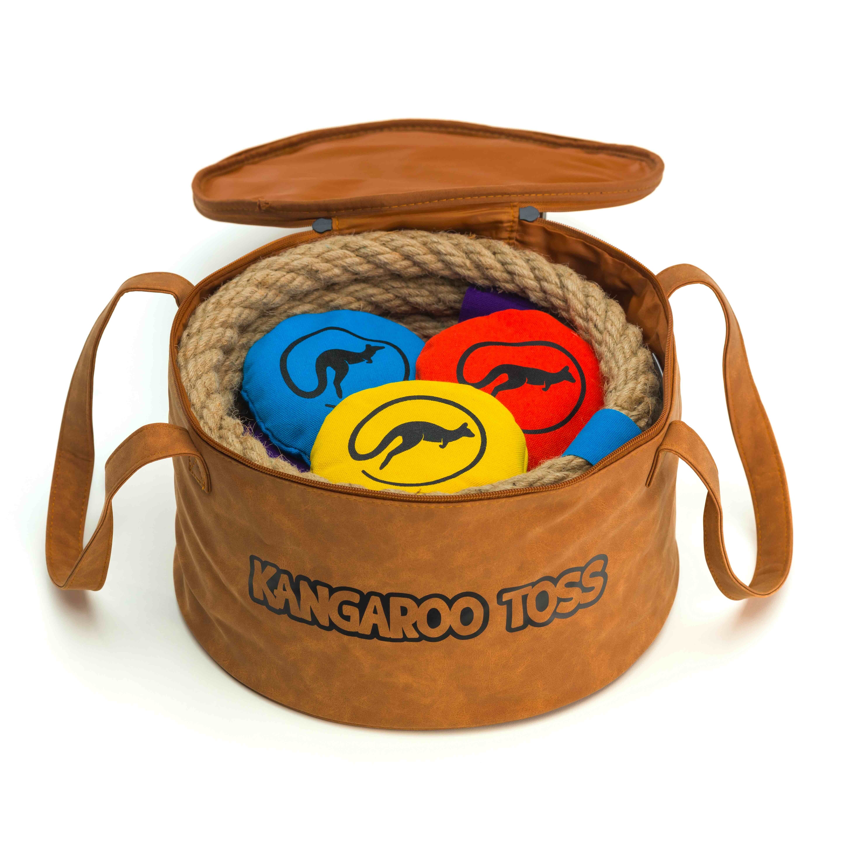 Kangaroo Toss - Official Set - Outdoor Games - Beach Toys - Yard Games - Backyard Games - Lawn Games - Camping Games - Ladder Toss - Bocce - Cornhole - for Adults and Family