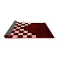 thumbnail image 2 of Ahgly Company Indoor Round Abstract Red Modern Area Rugs, 4' Round, 2 of 4