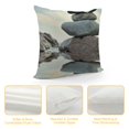 thumbnail image 4 of Orinice Rocks Water Sky Graphic Decorative Throw Pillow Cover for Home Decor, Cushion for Men Women Boys Girls, 1PC Pack, Size: Universal 24x24in, 4 of 5