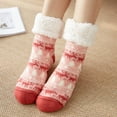 thumbnail image 6 of NMMUED Christmas Slipper Socks Fuzzy Socks Christmas Grippy Socks Xmas Socks Non Slip Socks for Women Fluffy Christmas Socks Fuzzy Socks for Women Pink One Size, 6 of 7