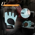 thumbnail image 6 of Atercel Workout Gloves for Men Women Gym Weight Lifting Gloves With Full Palm Protection Aqua, M, 6 of 7