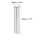 thumbnail image 3 of Uxcell Steel Pin 304 Stainless Steel Dowel Pin Cylindrical Shelf Support Pin 8mm X 45mm Silver 5pcs, 3 of 5