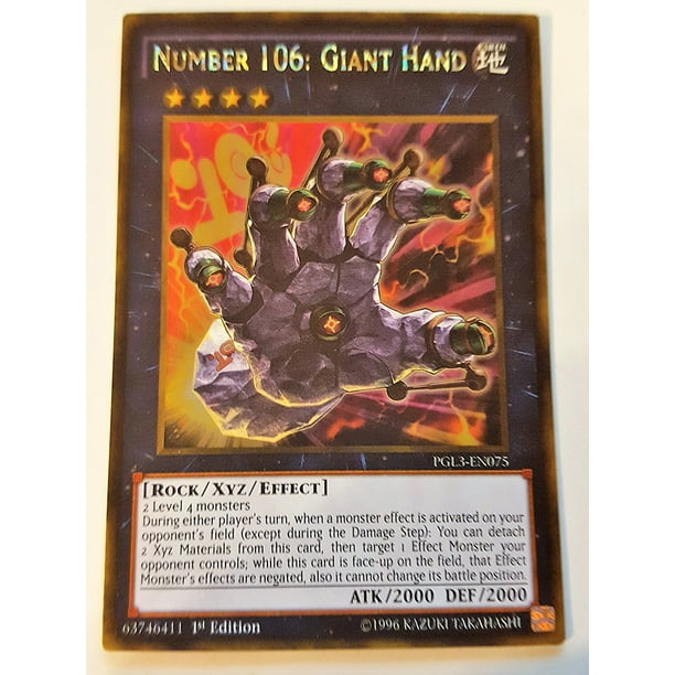 Yu-Gi-Oh! - Number 106: Giant Hand (PGL3-EN075) - Premium Gold