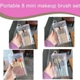 thumbnail image 2 of Portable 8-Piece Makeup Brush Set 2024 V6M4, 2 of 6