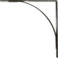 thumbnail image 4 of Ekena Millwork 3"W x 22"D x 22"H Morris Steel Bracket, Antiqued Warm Silver, 4 of 11