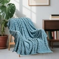 thumbnail image 1 of Suedes Nap Shawl Blanket | Flock Material 70x100cm Cozy Warm Throw for Office Naps Bed Sofa | Lightweight Soft Blanket for Leg Cover Relaxation and Home Decor in Pink White Blue Khaki Green, 1 of 6