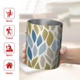 thumbnail image 5 of 12oz Coffee Tumblers Blue Leaf and Vine Pattern Stainless Steel Vacuum Insulated Travel Tumbler Coffee Cups Mug with Lid and Straw with Cleaning Brush for Cold & Hot Drinks, 5 of 5