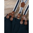 thumbnail image 5 of CARETOO Baby Boy Clothes Suit Floral Dress Shirt Shorts Suspender Pants Formal 95% Cotton 3pcs, 5 of 15