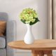 thumbnail image 4 of CaiYueKe Artificial Hydrangea Flowers Fake Silk Wedding Bouquet Centerpiece Home Decor Floral Arrangements for Table Party Church Hotel Decoration Real Touch Lifelike Greenery Bouquets Bulk, 4 of 7
