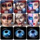thumbnail image 2 of EYESHARE 1 Par De Lentes De Contacto De Color De Cosplay Azul Yealy Ues Halloween, 2 of 4