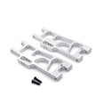 thumbnail image 1 of Ounissouiy Paquete de 2 brazos oscilantes de metal para coche con mando a distancia, kit reemplazable mejorado dorado Kits de construcción modelo Plata, 1 of 6