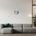 thumbnail image 2 of Vinyl Kids Boys Girls Nursery Bedroom Art Full Moon And Stars DÃ©cor Goodnight Sky Design Removable Wall Decal Sticker - 18" x 20" Home Living Room Easy To Apply Adhesive Multicolored Wall Decoration, 2 of 5