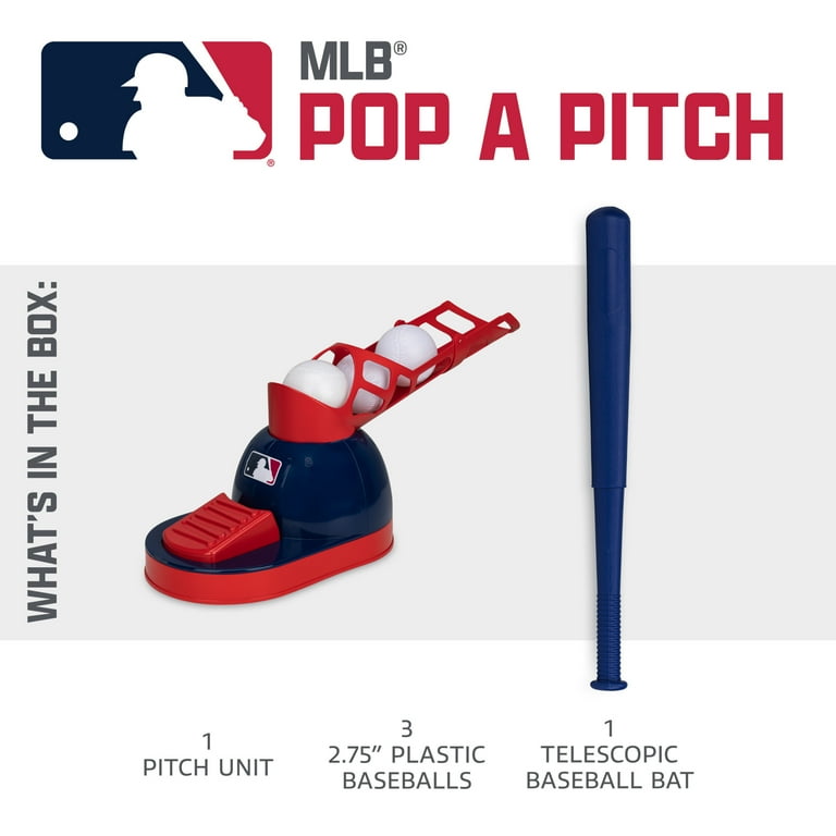 Franklin Sports MLB Pop A Pitch Kids Baseball Pitching Machine