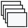 thumbnail image 1 of Quartet Whiteboard, Dry Erase Board, Magnetic, 17" x 23", White Board, Black Frame, Includes Dry Erase Markers and Magnets, 4 Pack (MWDW1723M-BK), 1 of 8