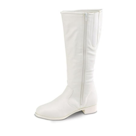 

Dance Shoes Danz N Motion 433 Parade 5 Adult White Knee High Majorette Leather