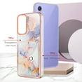 thumbnail image 4 of TECH CIRCLE Stylish Case for Samsung Galaxy A24 4G (6.5") - Premium TPU/PU Leather Phone Case [Built-in Wallet Feature] Lightweight Cute Marble Durable Cover, Colorful, 4 of 7