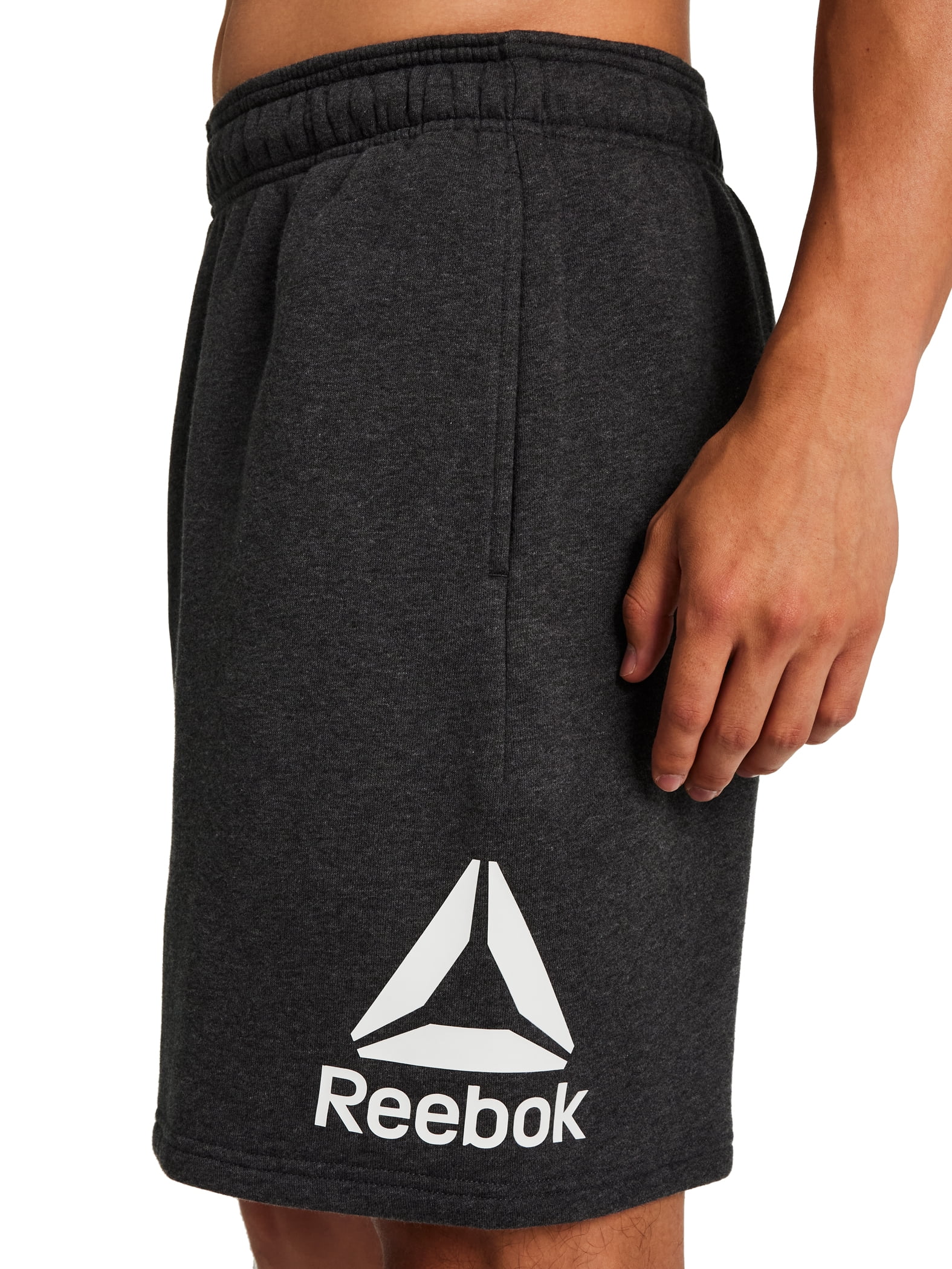 Reebok Men's and Big Men's Logo Fleece Shorts, 7" Inseam, Sizes XS-5XL
