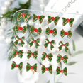 thumbnail image 2 of Colgantes para uñas CNSyBaris de resina 3D con nudo en forma de lazo verde, 150 unidades, 2 of 7