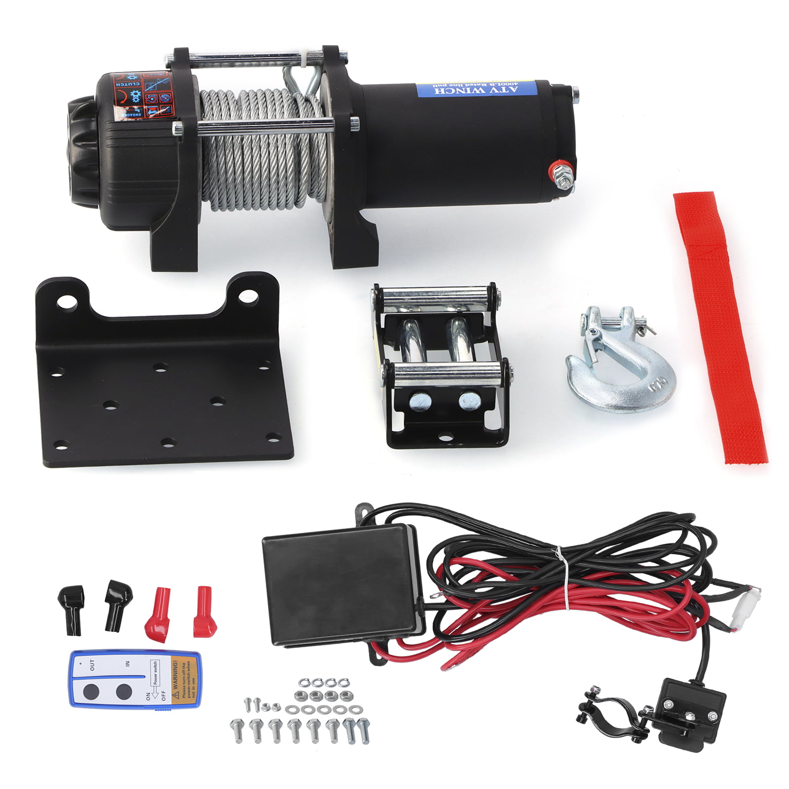 WIRELESS RECOVERY OFF ROAD ELECTRIC WINCH 12V 4000lb 