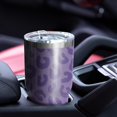 thumbnail image 4 of 30oz Purple Leopard Print Tumblers Stainless Steel Tumbler with Lid and Straw,Vacuum Insulated Double Wall Travel Tumbler Cups Mug with Cleaning Brush for Coffee,Tea, 4 of 7