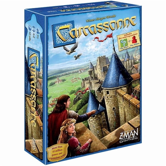 Jeu de Société Carcassonne Jeux de Société Familiaux Jeux de Société Agrandir Jeux de Société pour 2-5 Joueurs Excellent Cadeau