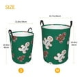 thumbnail image 2 of Lsque Gingerbread Snowman Cookies pattern Laundry Hamper Basket, Tall Woven Rope Hamper Basket for Clothes, Lightweight Storage Basket, Collapsible Waterproof-Small, 2 of 8