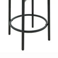 thumbnail image 5 of SAFAVIEH Couture Paisleigh Round Backless Bar Stool, Black, 5 of 6