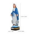 thumbnail image 2 of WEUVEB Estatua Católica De Resina Virgen Para Ambiente Religioso Y De Entrada, 2 of 7