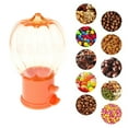 thumbnail image 6 of Halloween Pumpkin-Shaped Candy Dispenser, 6.5in Plastic Gumball Machine Bubble Gum Candies Catcher Desktop for Home Halloween Trick Or Treat  Holiday Table Party Decoration 1 Count with Oggetto, 6 of 7