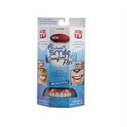 Instant Smile Comfort Fit Flex Teeth - Upper and Lower Matching Set, Bright White Shade!