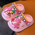 thumbnail image 4 of Zapatos de jardín con diseño de dinosaurio para niños y niñas, con dibujos animados, antideslizantes, de suela suave, para verano, para niños, para usar en la playa, 4 of 5