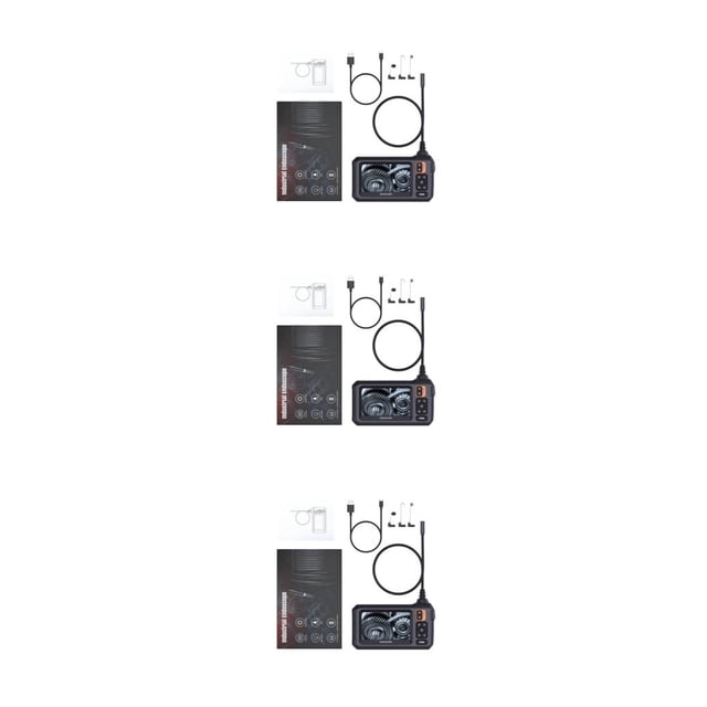 Boroscopio industrial negro Inteprter 1 m alto rendimiento pantalla dividida
