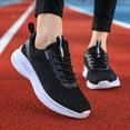 thumbnail image 2 of NOKIO Womens Running Tennis Shoes Slip on Ladies Walking Fashion Athletic Sneakers Work Gym Comfort Lightweight Mesh Soft Sole Shoes Mesh Breathable Lace Up Sport Shoes, 2 of 8