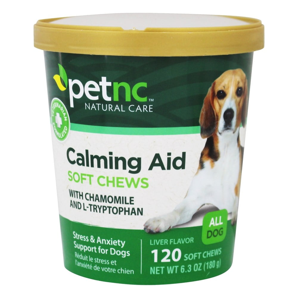 PetNC Calming Aid Stress & Anxiety Support For Dogs Liver Flavor