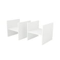 thumbnail image 3 of Mainstays Cube Storage H Inserts, Set of 2, White, 3 of 10