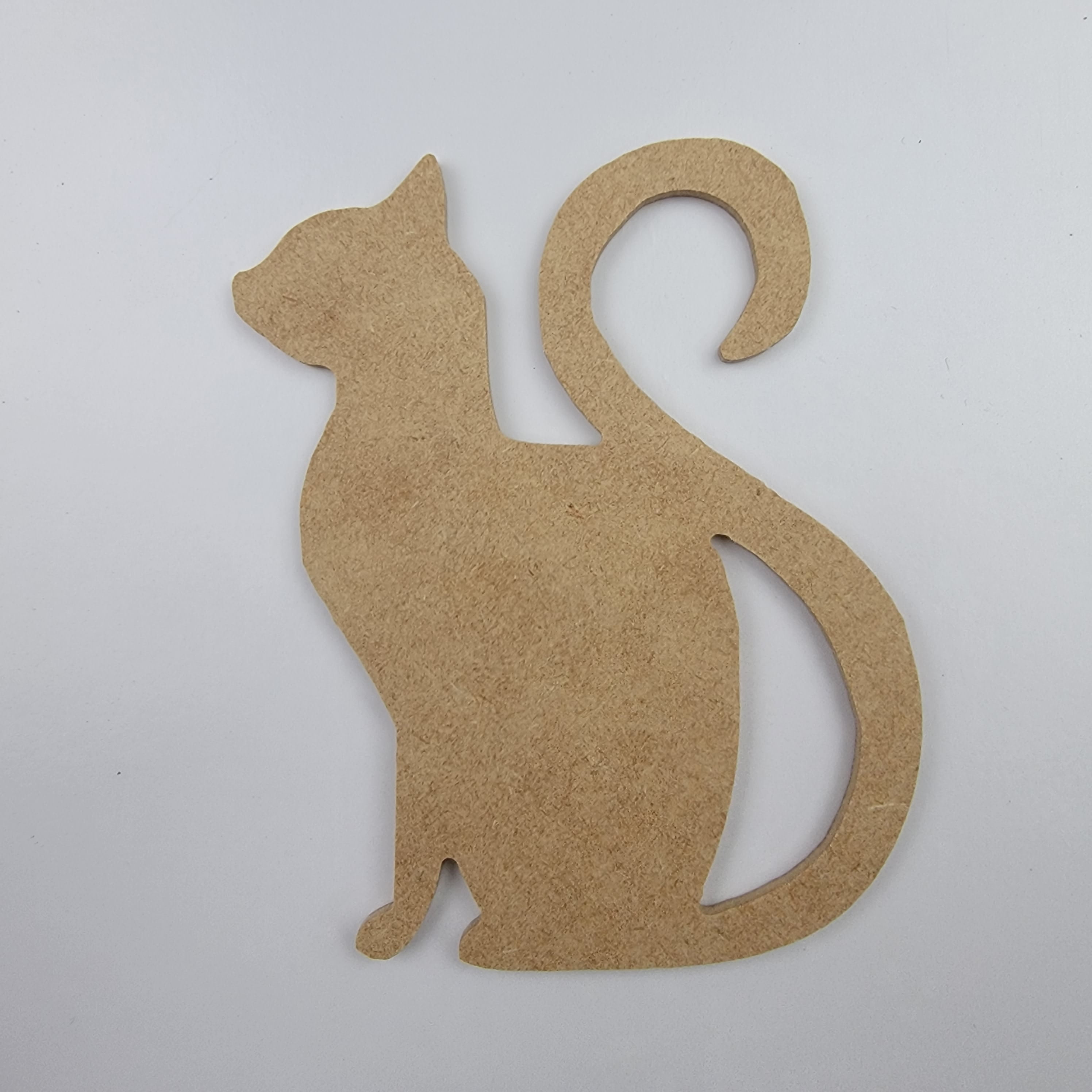 10x WOODEN CAT SHAPES gift art craft embellishment scrapbook card plaque wood 