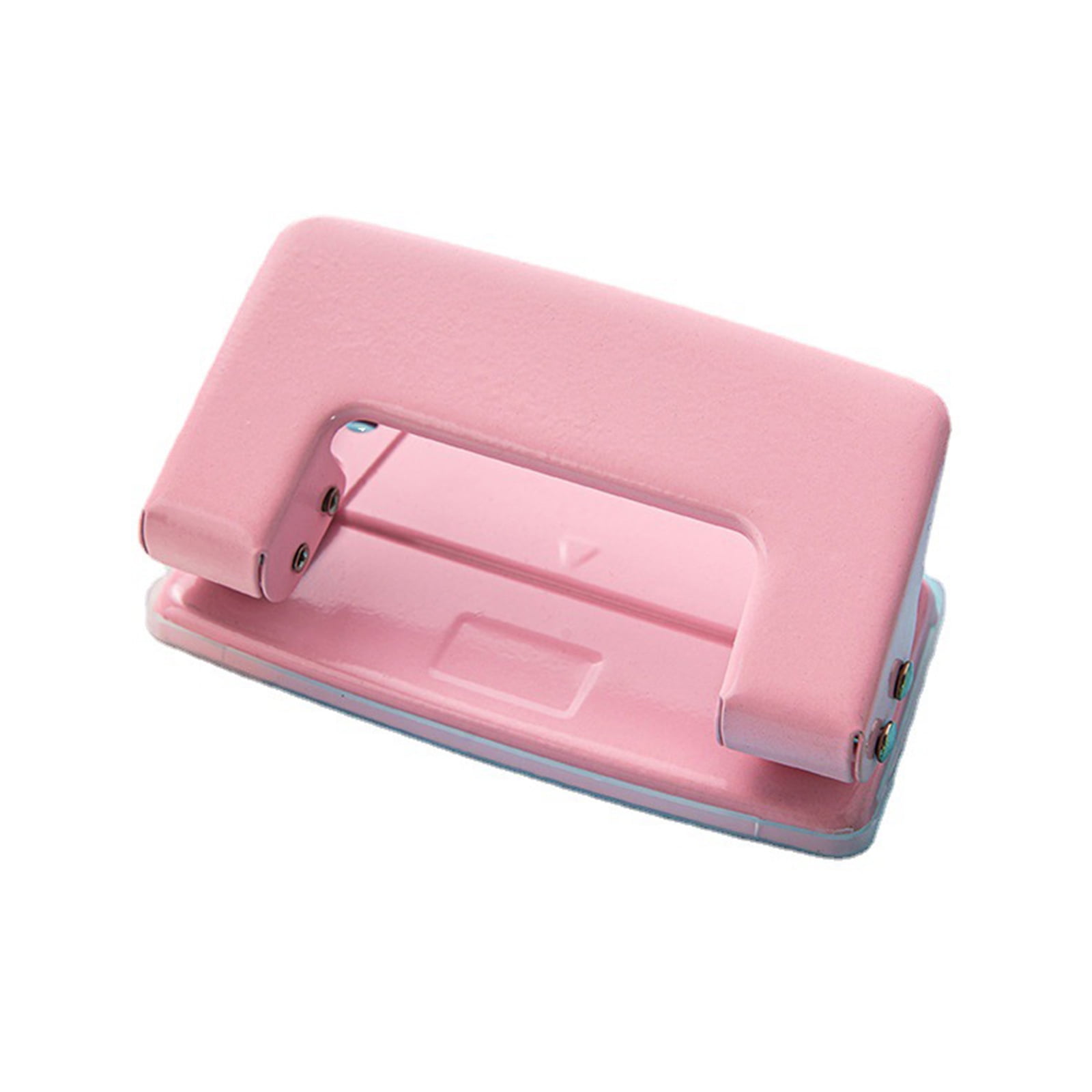 Powerful 0102 double-hole puncher binding machine loose-leaf clip small  student round hole ring hole manual 2-hole porous two-hole puncher a4 file  paper book puncher office stationery