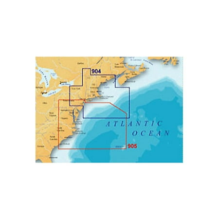 Navionics Platinum Plus 905PP US Mid Atlantic & Canyons Marine Map For